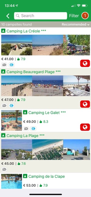 Acsi Campsites Europe On The App Store