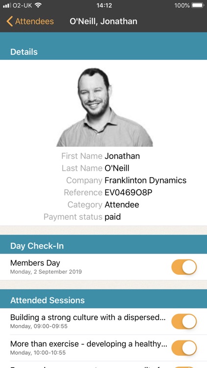 EF Attendance