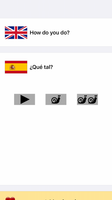 Spanish Travel Phrases & Words screenshot 2