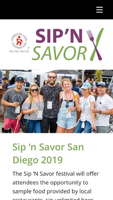 How to cancel & delete Sip N Savor San Diego 2019 from iphone & ipad 1