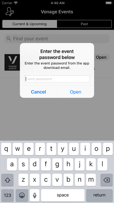 Vonage Events screenshot 2