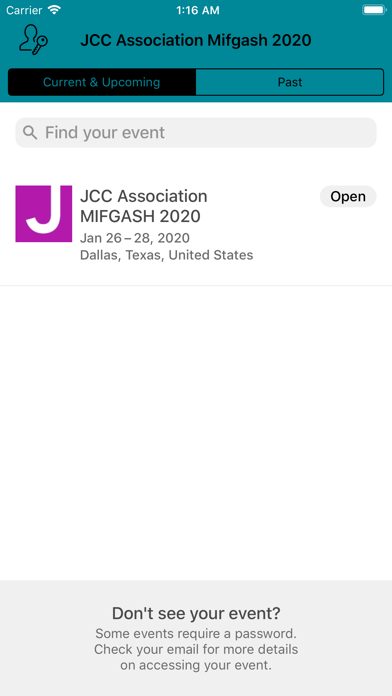 JCC Association Mifgash 2020 screenshot 2