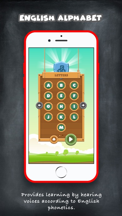 screenshot of ABC Alphabet Card Quiz Game 2