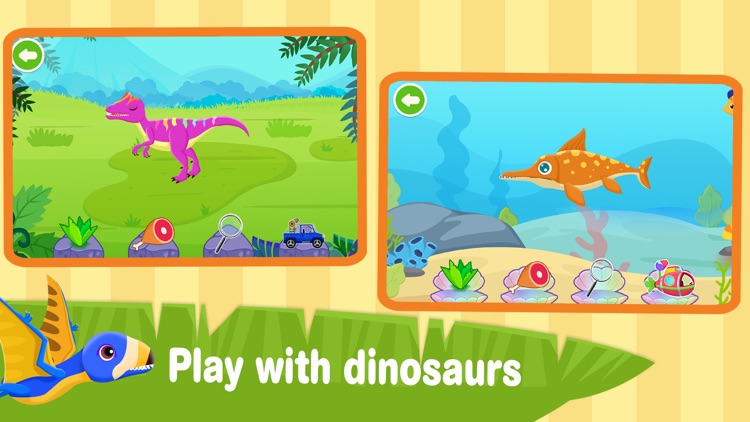 Dinosaur Park Car Racing Game