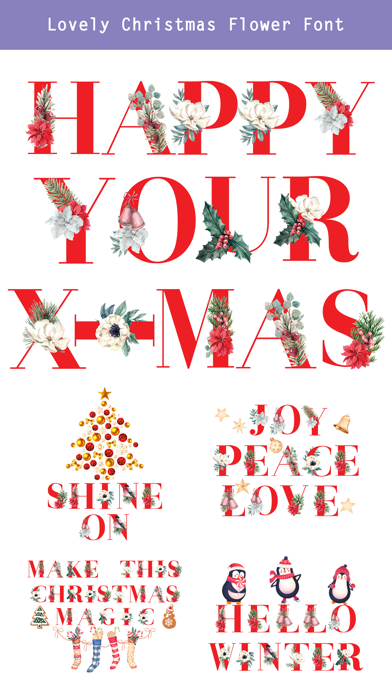 Merry Christmas - Custom Font screenshot 4