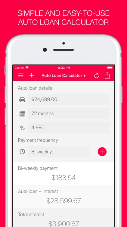Auto Loan Calculator + screenshot-0