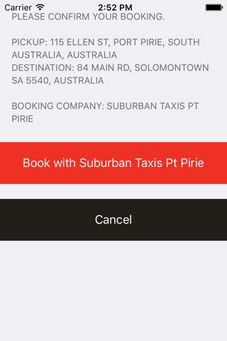 Suburban Taxis Port Pirie screenshot 4