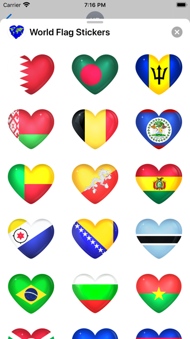 World Flag Sticker Pack screenshot 4