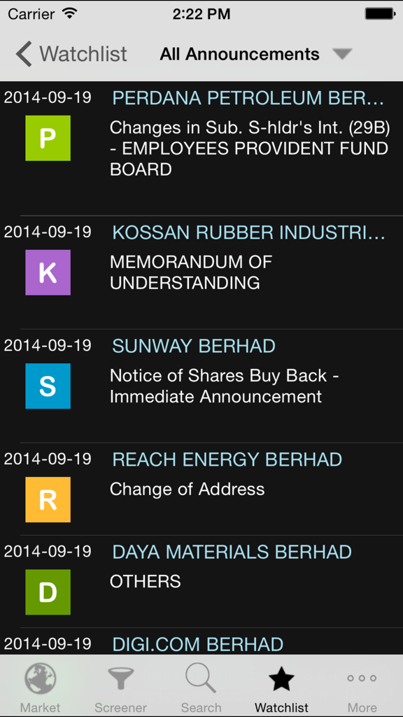 Klse screener dnex Dagang Nexchange