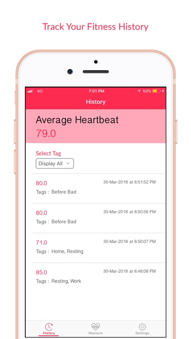 Heartbeat- Heart Rate monitor screenshot 4