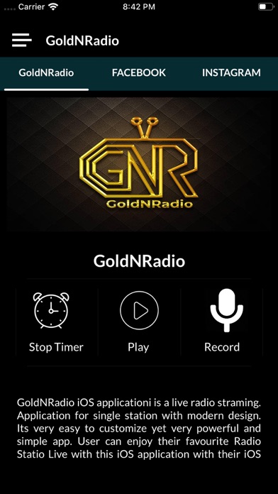 GoldNRadio screenshot 2
