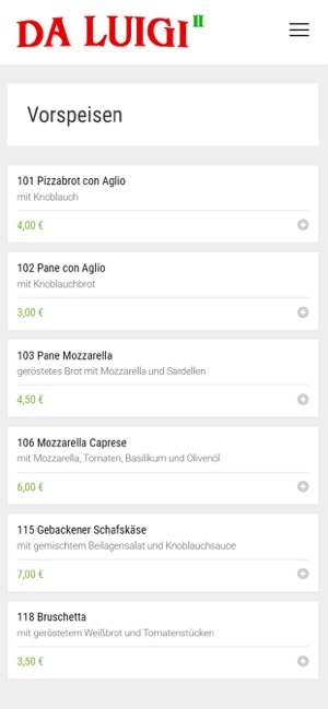 Pizzeria Da Luigi 2 Nidderau On The App Store