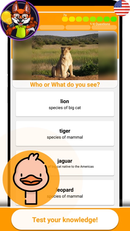 ZooGame Quiz