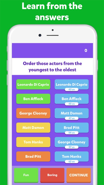 Podium - Categories Game