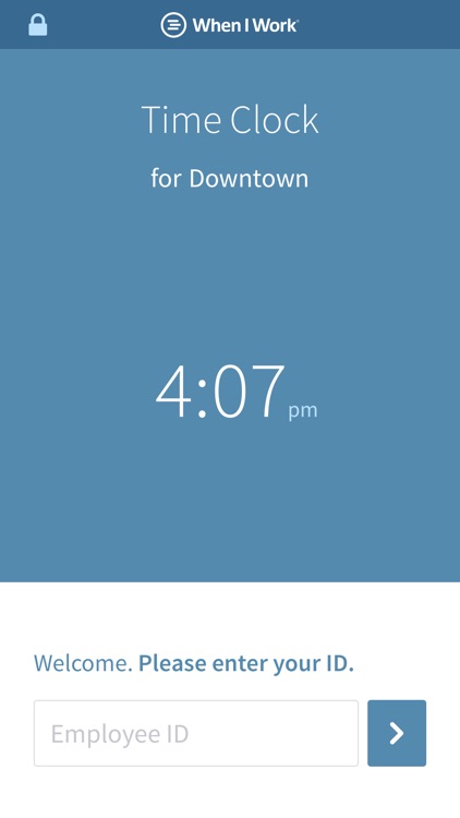 Time Clock Terminal