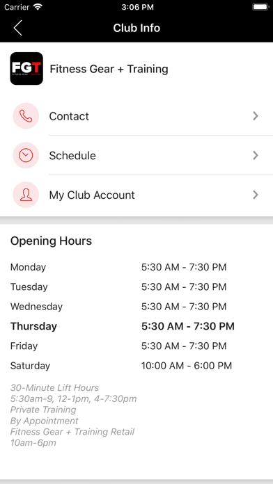 Screenshot #2 pour Fitness Gear + Training
