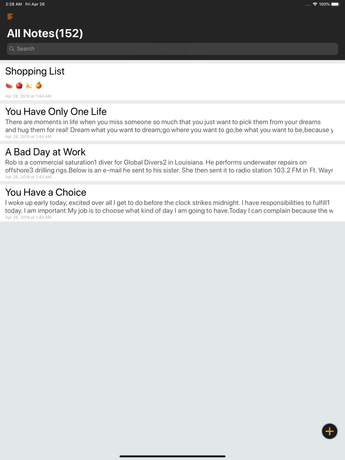 Locked Notes - Day Journal App