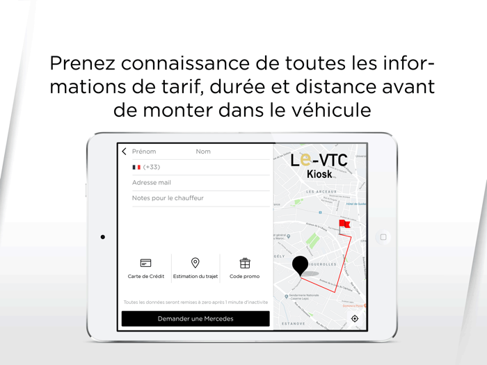 Le-VTC Kiosk