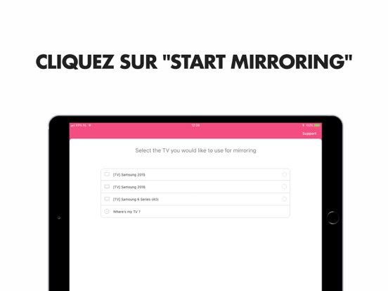 Mirror pour Samsung Smart TV Mirror pour Samsung Smart TV