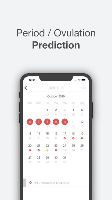 Woman Calendar - 생리 배란 임신 자동계산 screenshot 4