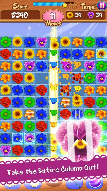 Flower Mania - Match 3 Game screenshot-4