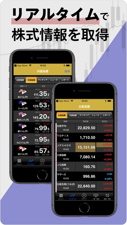 マネックストレーダー株式 スマートフォン