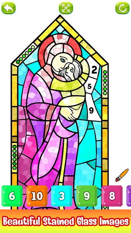 Stained Glass Color by Number screenshot-4