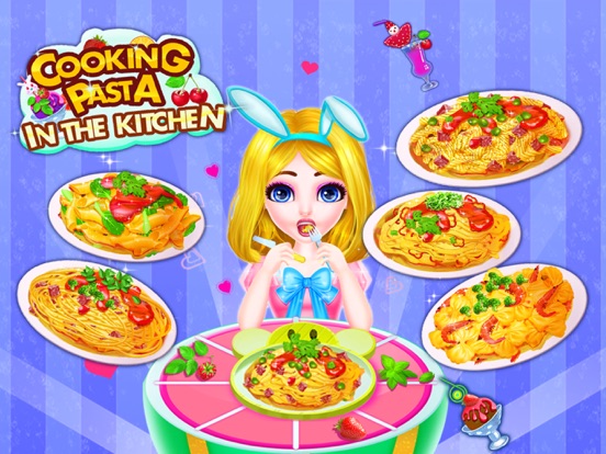 Готовить пасту в кухне на iPad