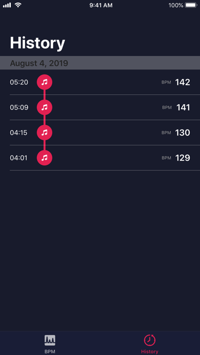 Simple BPM Tap · screenshot 2