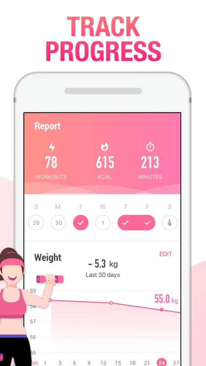 Workout for Women, Fitness App screenshot-3
