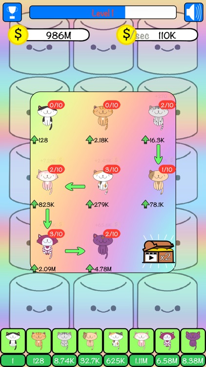 Combo Cats: Upgrade & Combine