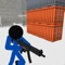 The prison strike in stick city is out of control - the every stickman prisoner has a gun and is trying to escape jail