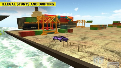 Drifting Car In Sea Port screenshot 3