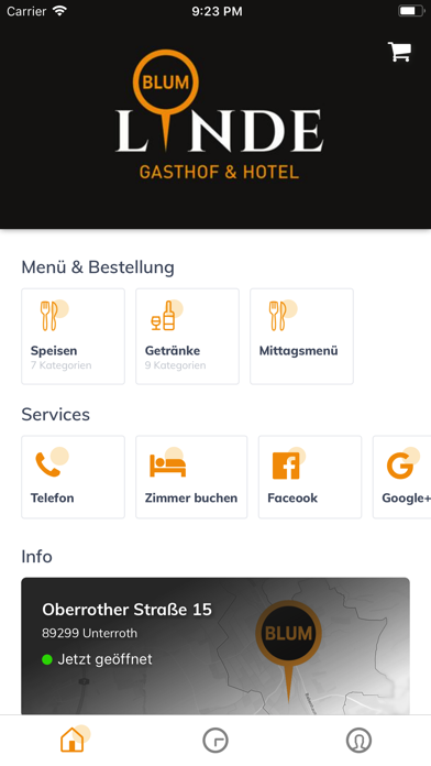 How to cancel & delete Gasthof Linde & Hotel Blum from iphone & ipad 1