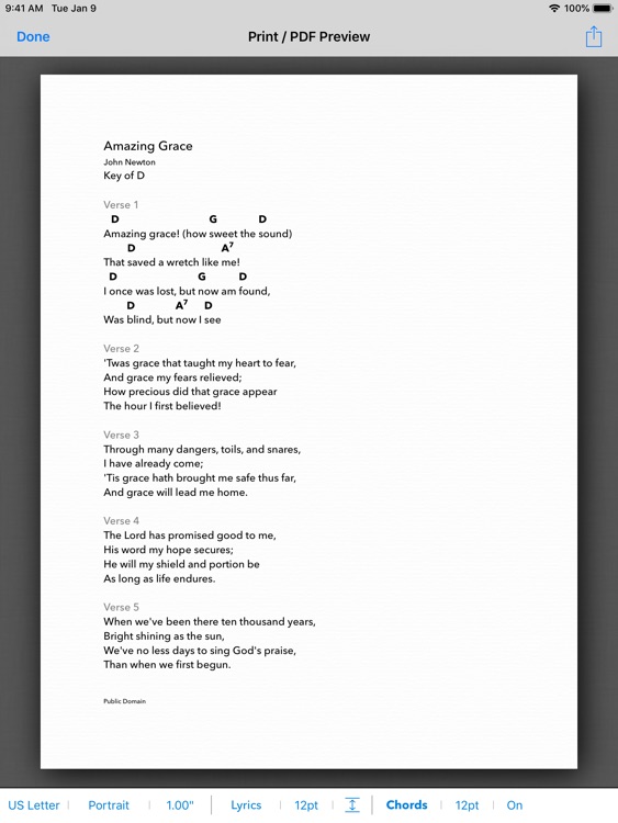SongSheet Pro - Chord Charts screenshot-4