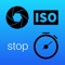 Stop Chart is an app that easily allows you to view the charts of the three parameter in photography : aperture, shutter speed and ISO