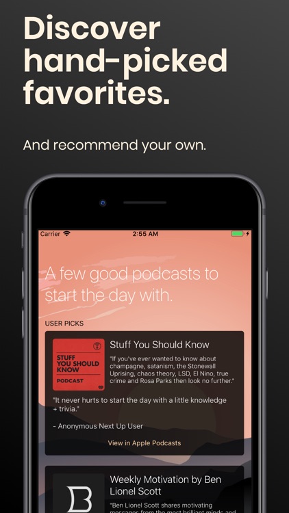 Next Up - A Podcast Alarm screenshot-7