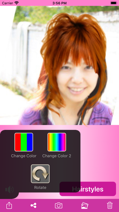 How to cancel & delete Try Hairstyle from iphone & ipad 1