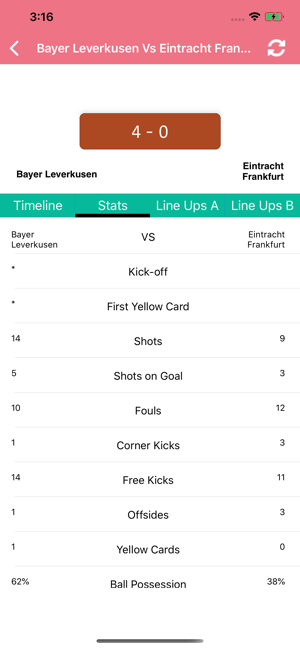 One Stop Football - Live Score(圖7)-速報App