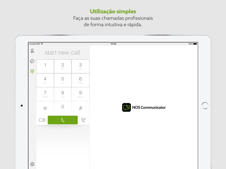 NOS Communicator para iPad