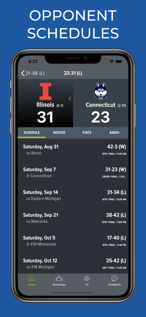 Connecticut Football Schedules(圖8)-速報App