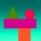 SHAPE - STACKING TOWER is a classic tower block stacking game