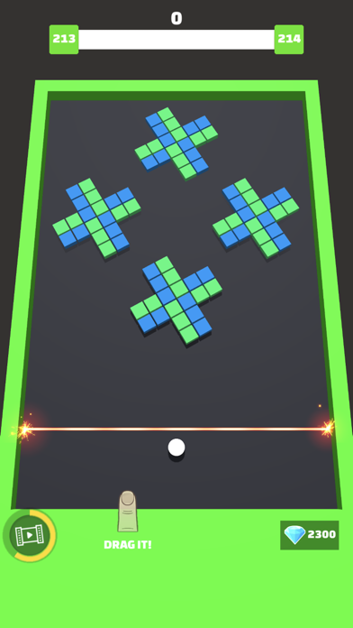 Pixel Breaker 3D: Color Bricks screenshot 2