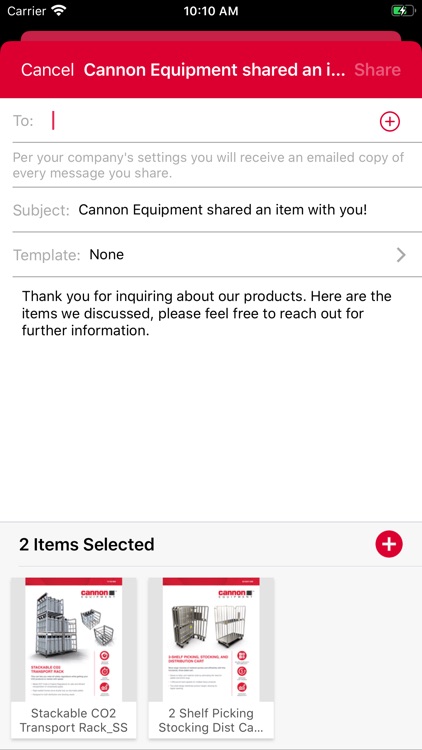 Cannon Equipment Sales Tool screenshot-4