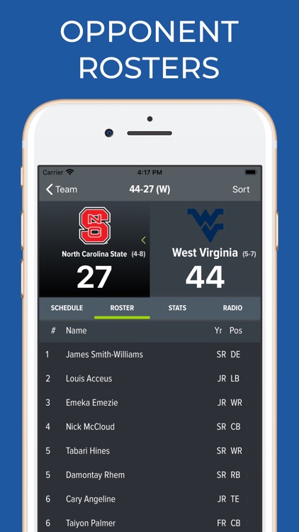 West Virginia Football screenshot-8