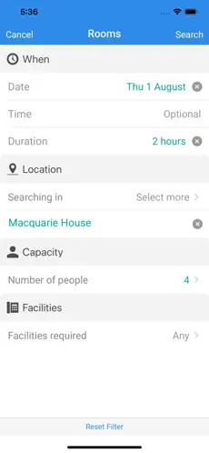 Screenshot 2 Matrix Booking iphone