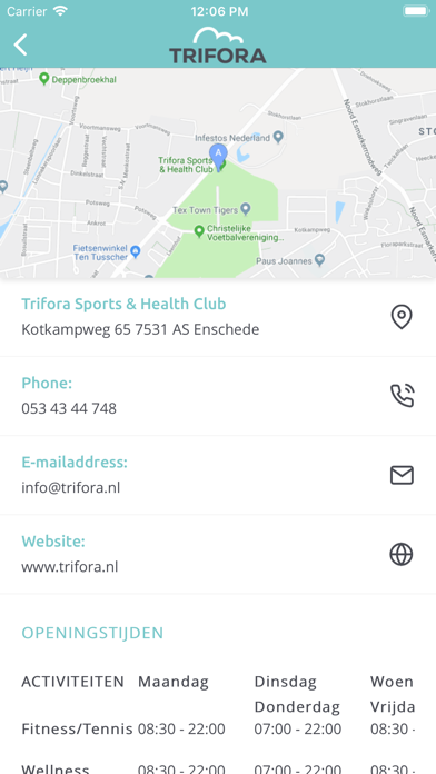 Trifora Health Racket Wellness screenshot 2