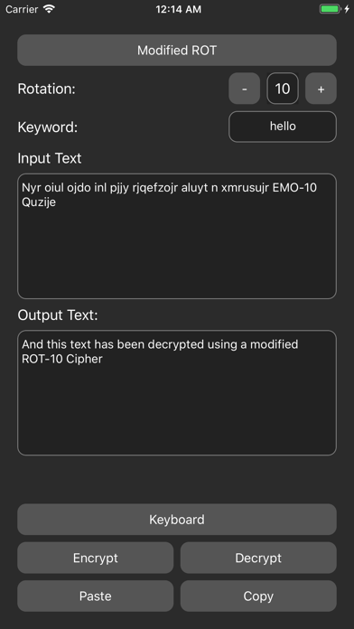 Cipher screenshot 3