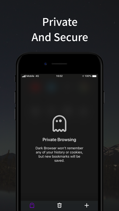 Dark Browser- Private&Secure screenshot 4