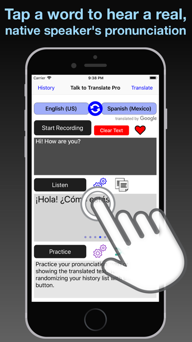 T2T Pro: Speech Translation Screenshot 2